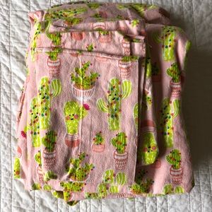 3pc. Cactus print fleece print sheet for t…